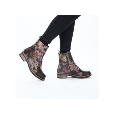 Rieker Tex Toe Cap Print Detail Boot - Floral Multi